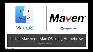install maven for mac brew